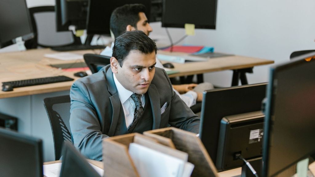 An office worker