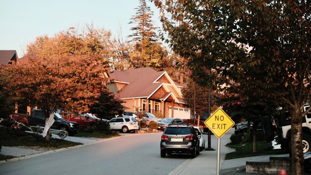 A car parked on the street