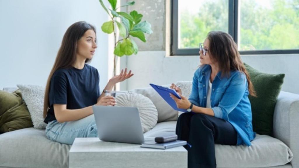 Woman in therapy