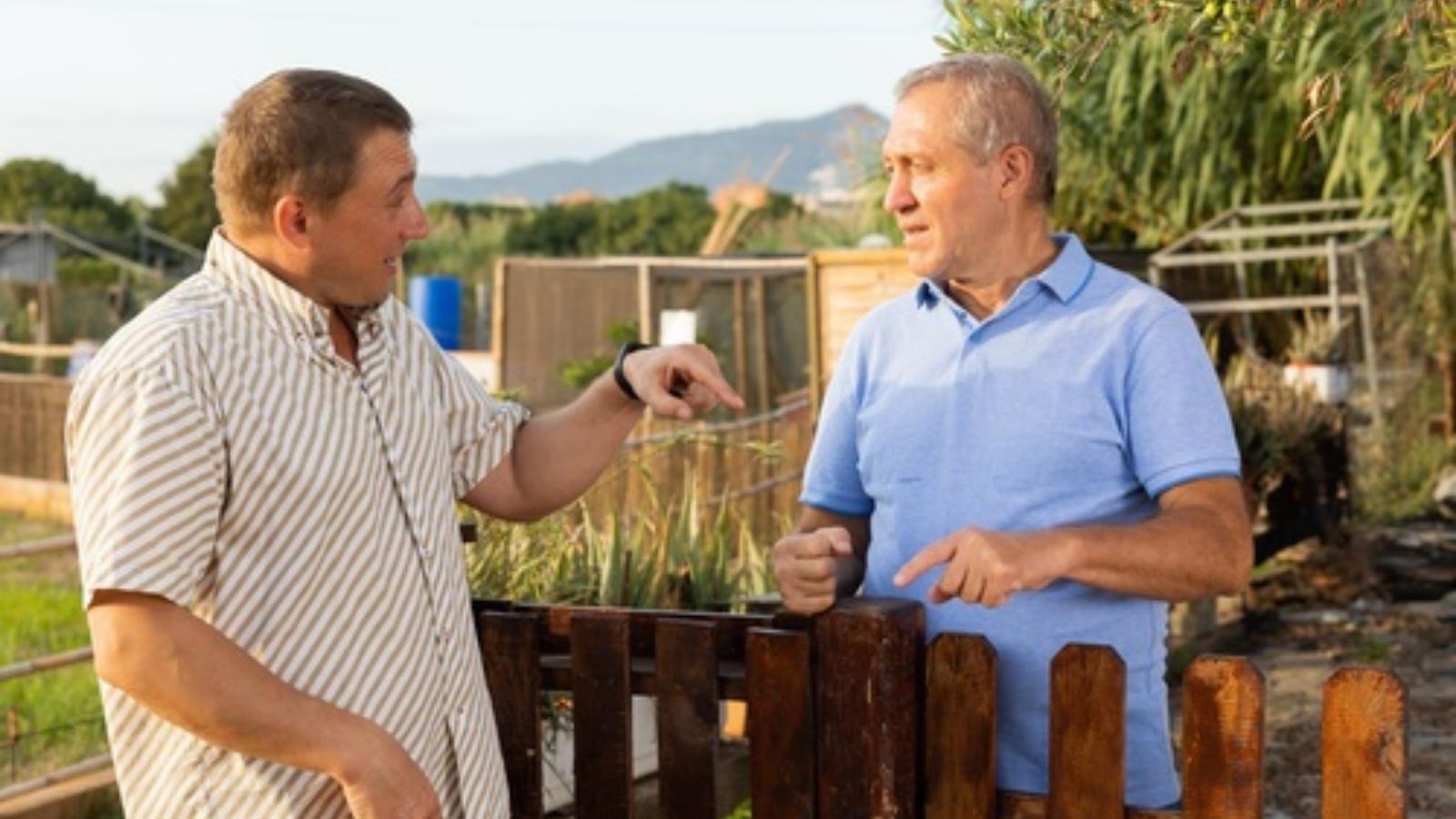 Neighbors arguing