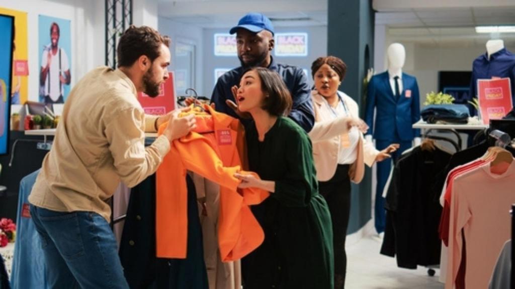 Retail store chaos