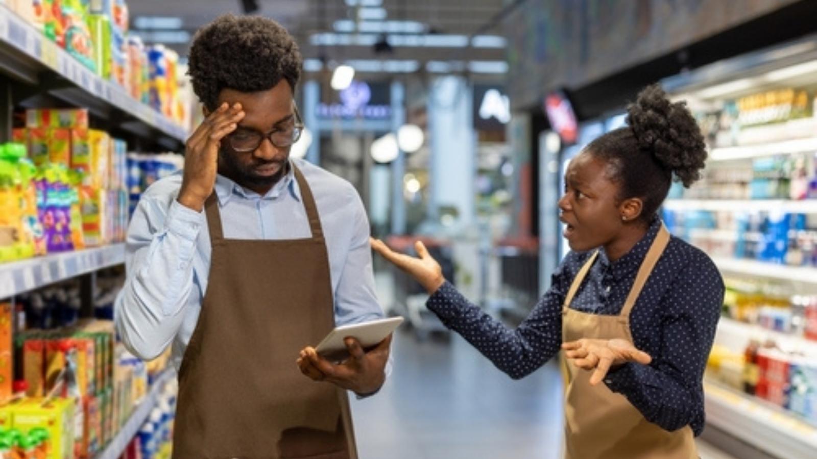 Employee Says Manager Never Gave Feedback Directly, but Complained to Everyone Else Instead Upset manager in retail