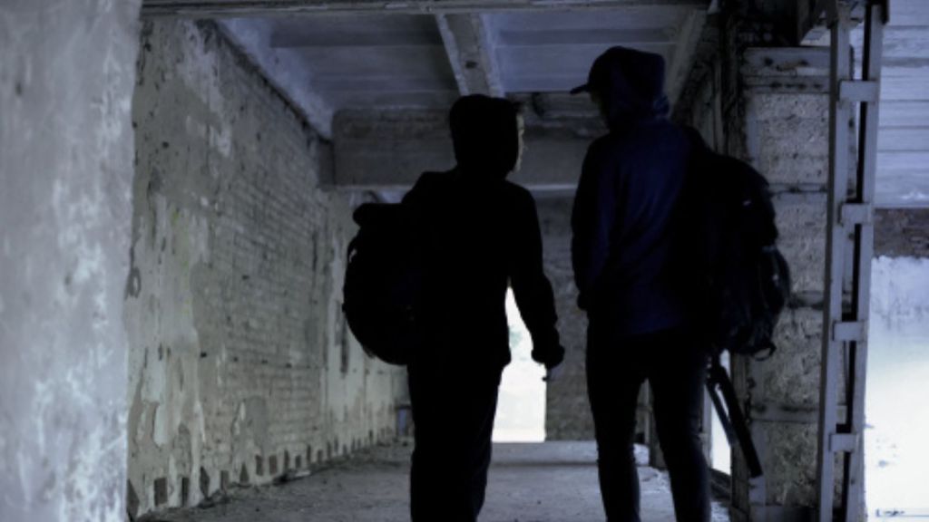 Kids skipping school
