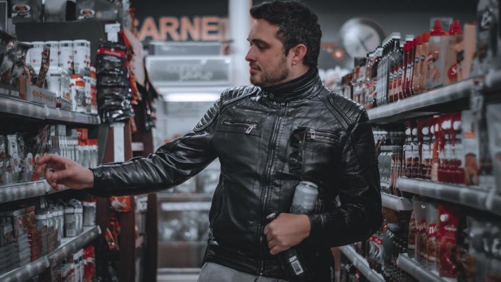 Man shopping late for his pregnant wife
