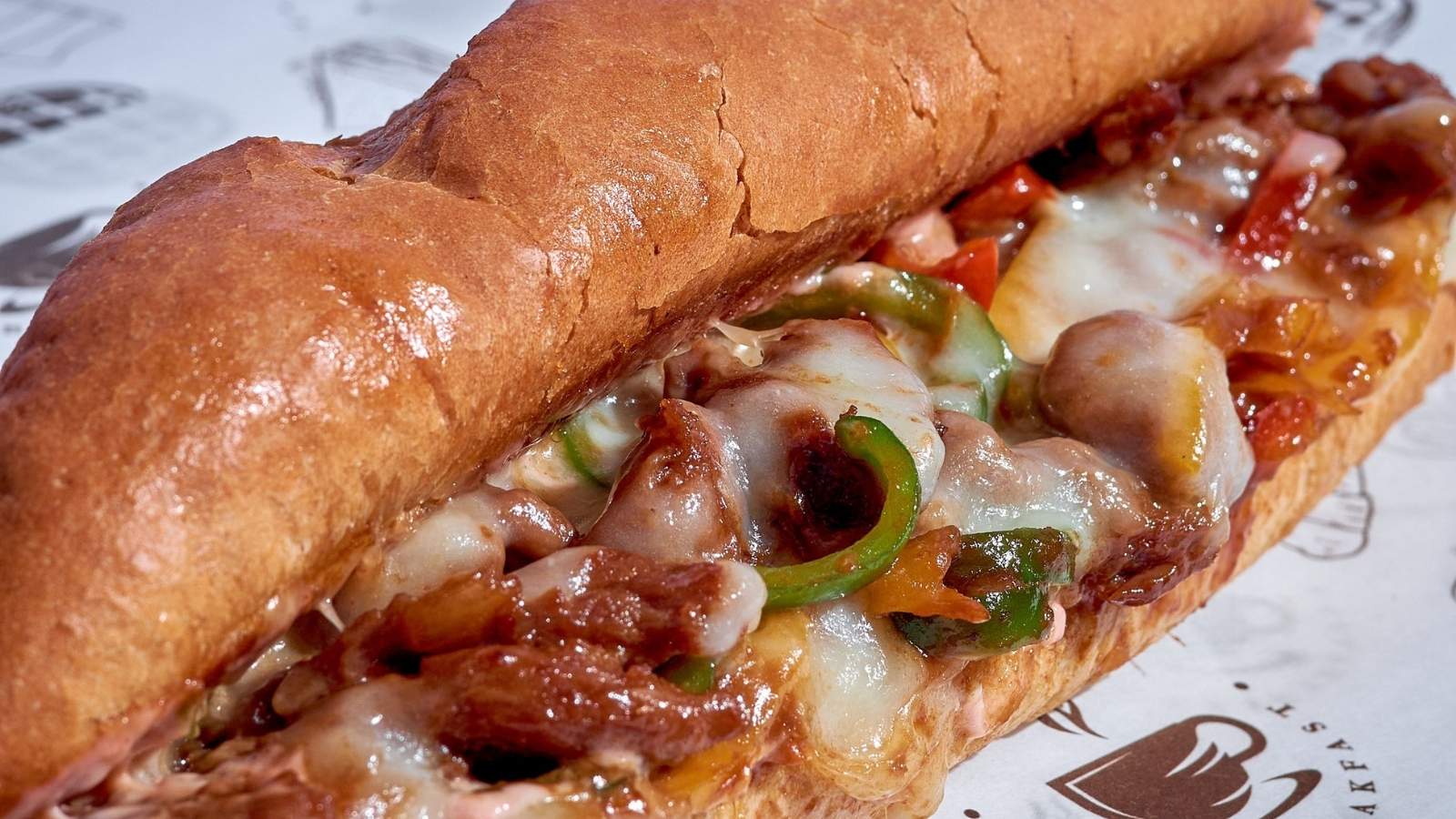 Toasted sub from a place like Quiznos