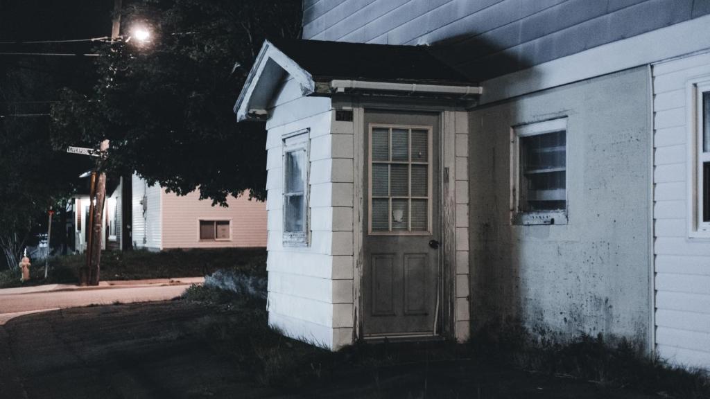 Creepy basement door that stays locked