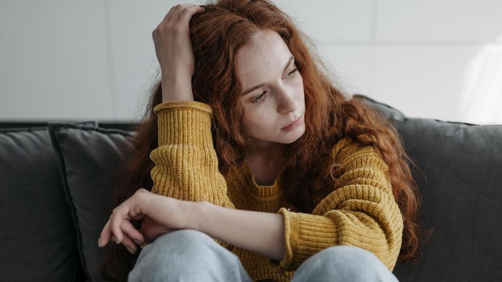Woman upset thinking about her sister's wedding