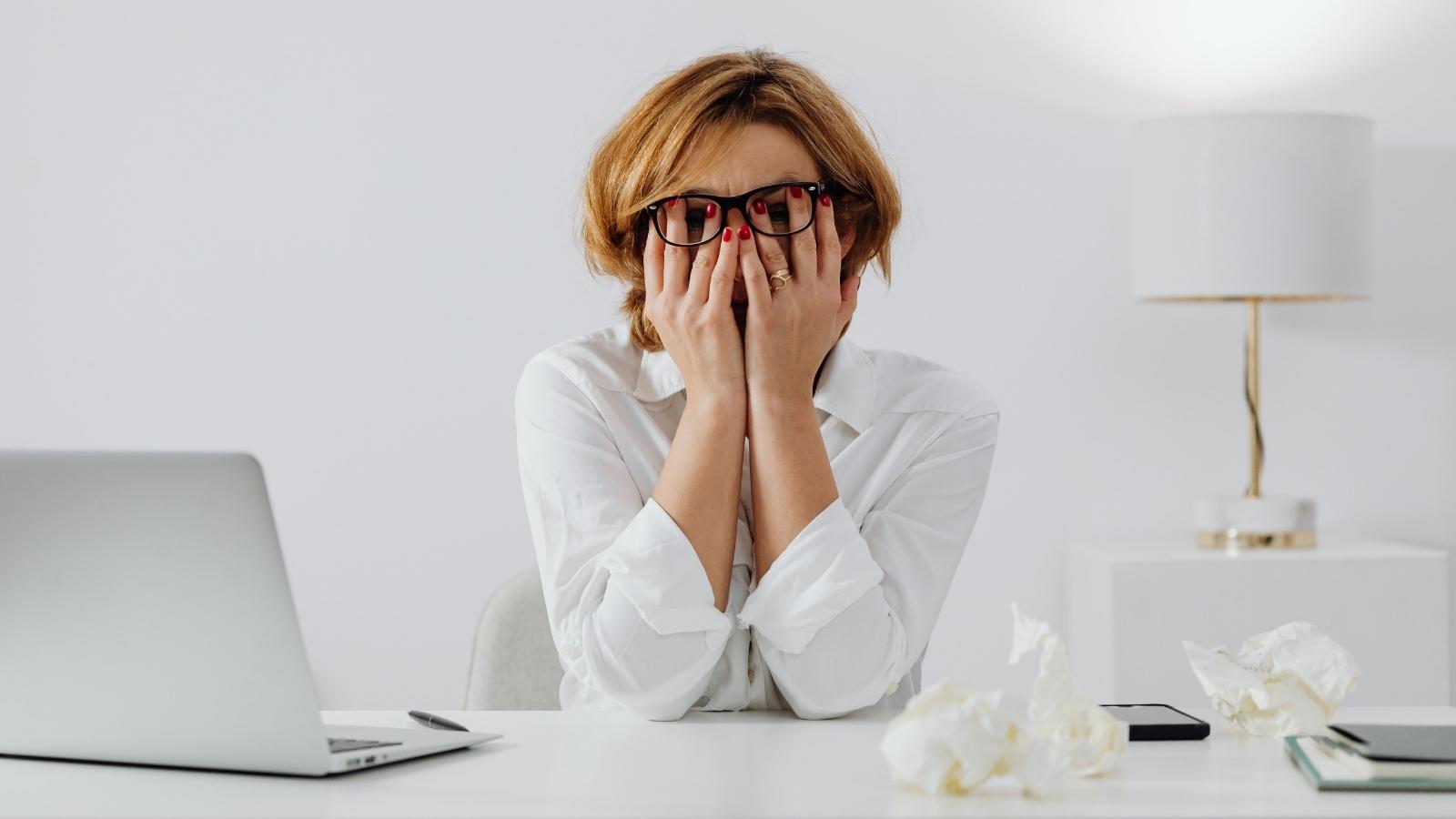 After Years of Smart Financial Planning, One Inheritance Decision Is Causing a Major Rift Woman stressed when creating a trust with her husband.