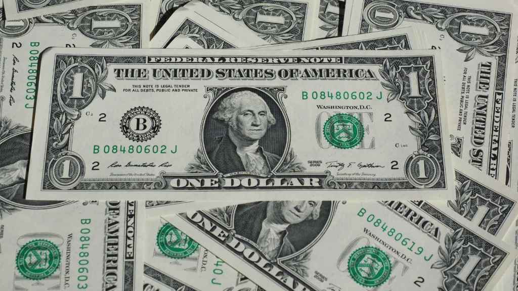 Stack of US One Dollar Bills