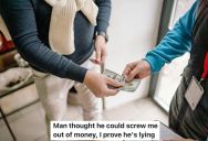 Customer Claimed He Paid With A $50, But The Cashier Knew He Paid With A $20 And Proved It Since She Didn’t Have Any $50 Bills In Her Register