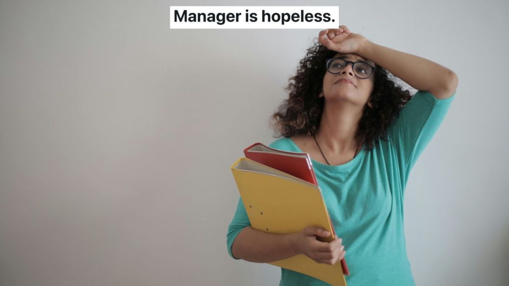 overwhelmed employee