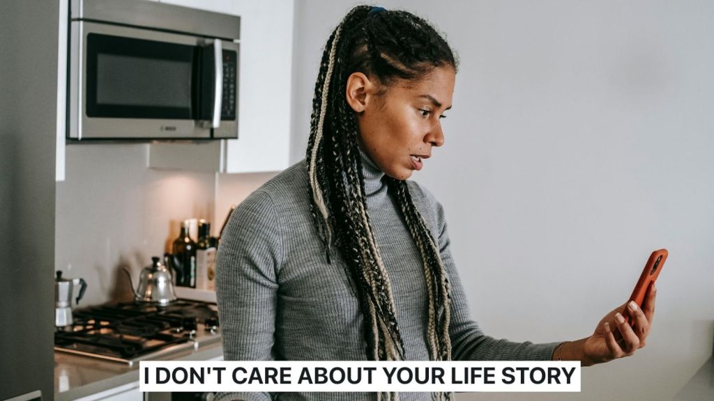 annoyed woman on the phone