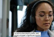Woman Stuck On A Bus In A Traffic Jam Listens In On Car Driver’s Spotify Jam Session, So She Changes The Song On Him, Making The Rest Of The Traffic Jam Awkward