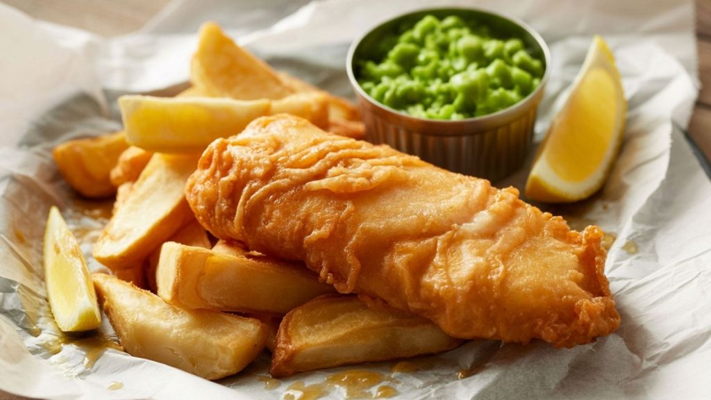 fish and chips meal