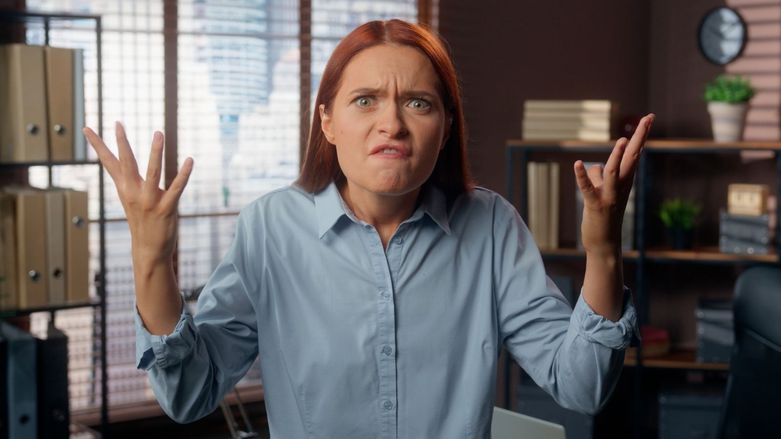 He Answered His Manager’s Question Honestly. Now His Slack Off Coworker Is Facing Consequences. angry woman at work