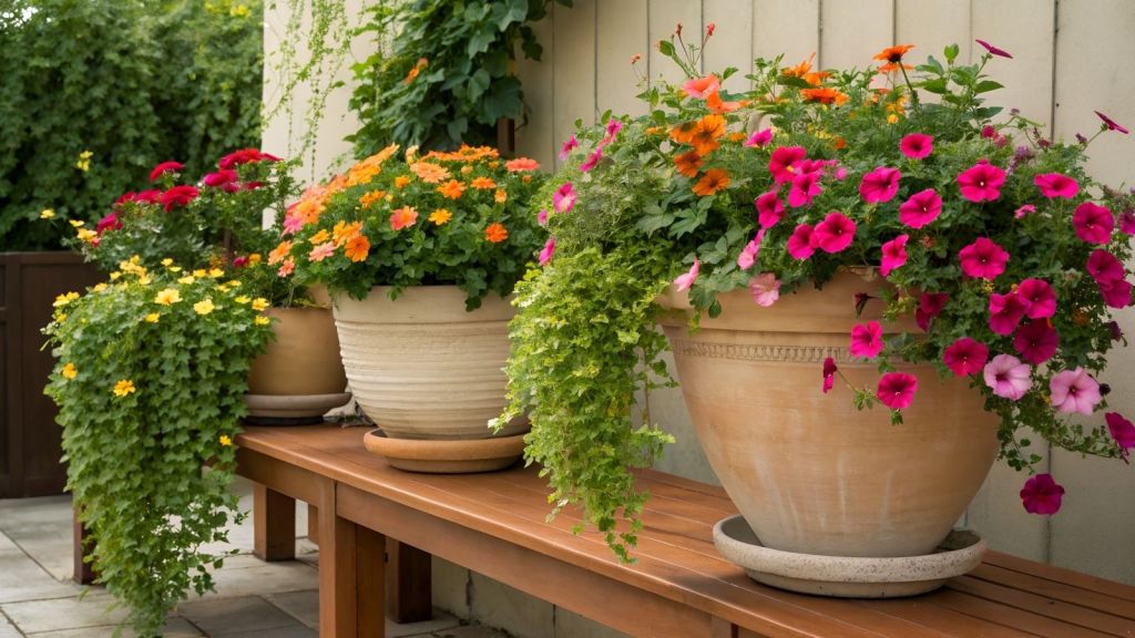 potted plants