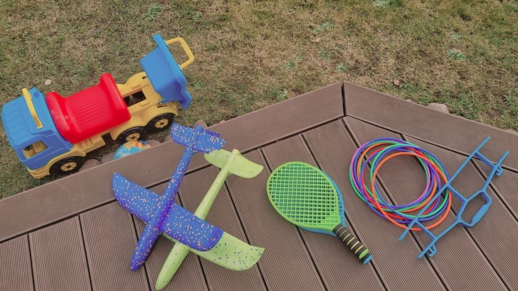 toys on patio