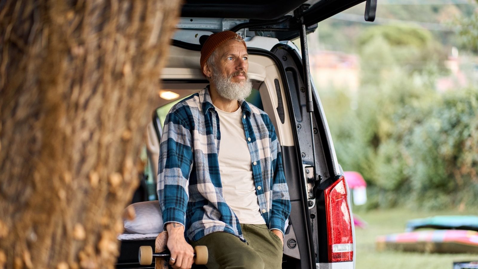 We Thought Country Living Would Be Peaceful: Family Terrified by Behavior of Homes Previous Owner older man standing near an RV looking into the distance