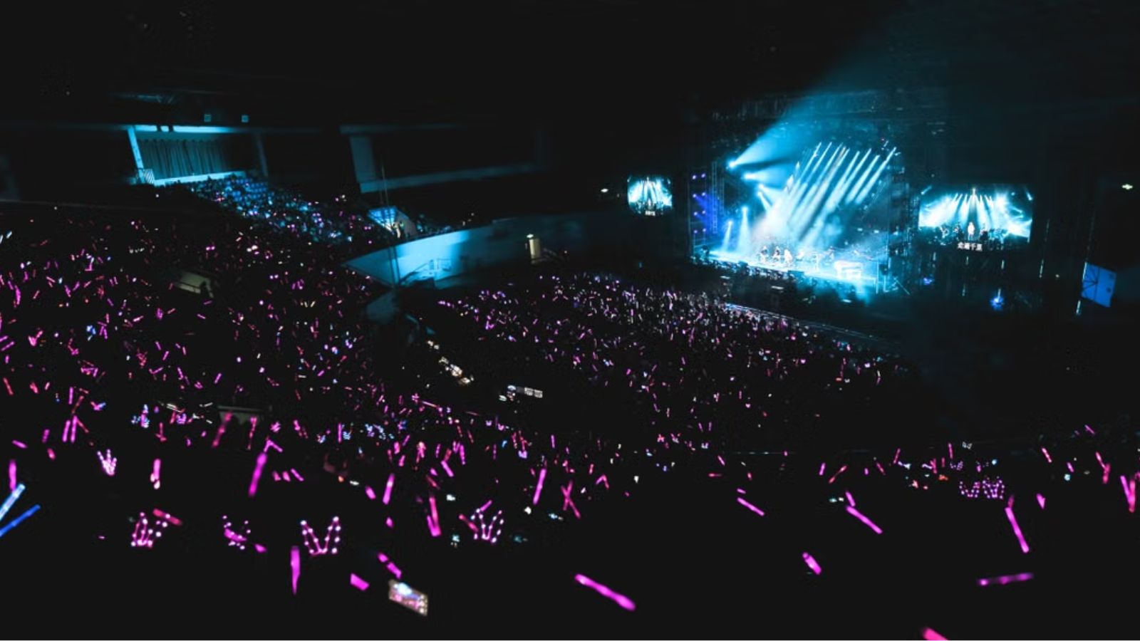 She Surprised Her Boyfriend With Concert Tickets, But He Didn’t Want to Go Exciting live concert with a massive audience and colorful light sticks creating vibrant energy