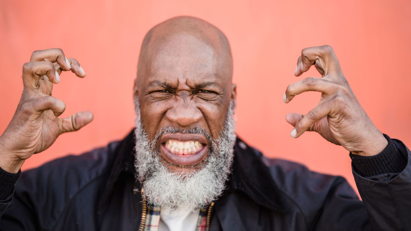 Angry old man