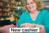 Older Man Took His Time Paying A Cashier With Coins, So They Weren’t Sure Whether To Offer To Help Him Count The Coins Or Not