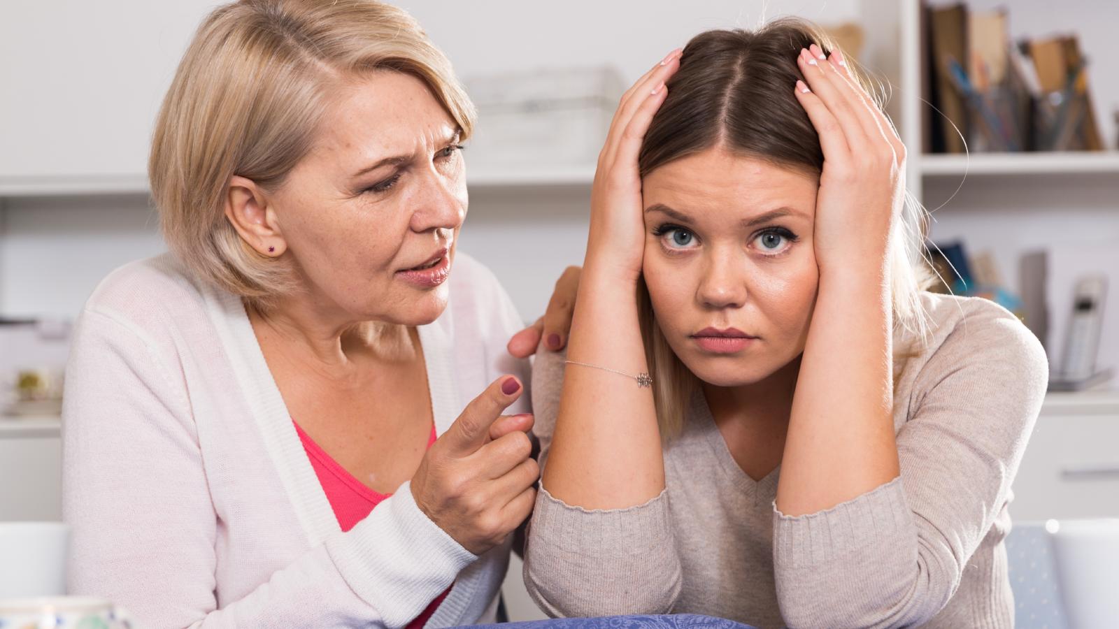 Her Mom Guilted Her Into a Weekend Family Visit. The Exhausting Reason She Refuses to Be an Invisible Guest Again. woman with her mother