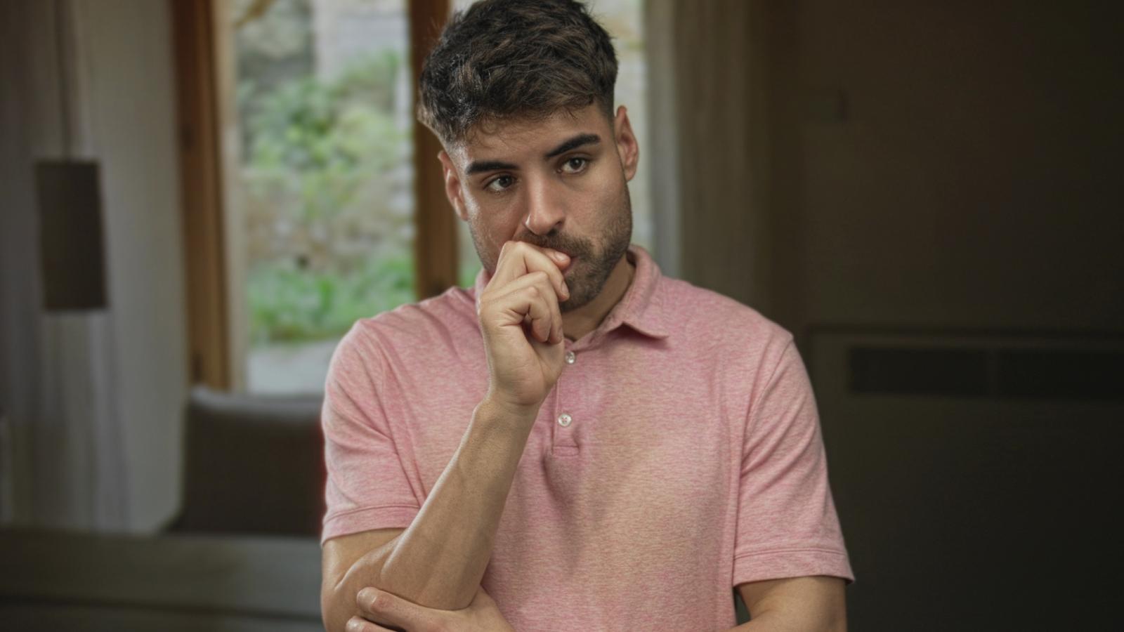 His Landlord Wants Him Out Without Notice—Now He’s Worried He’ll Lose a Lot of Money man with a nervous look