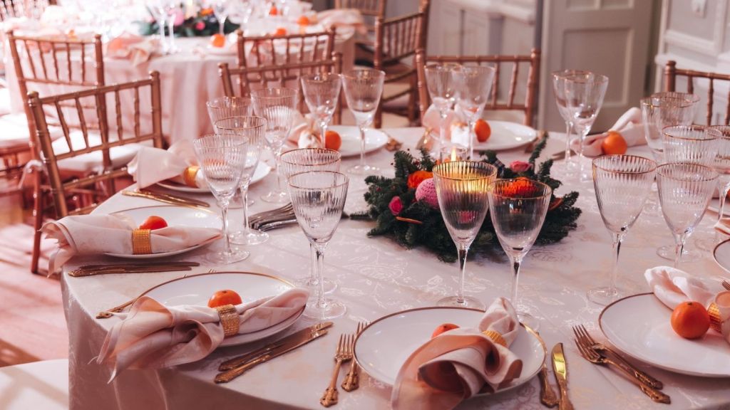 seating at a wedding reception
