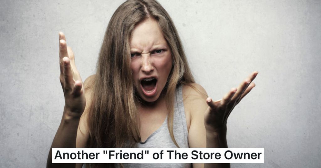 upset woman screaming