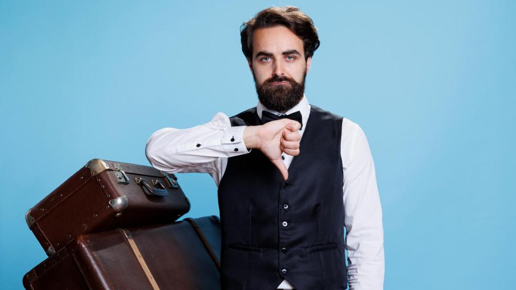 man giving thumbs down
