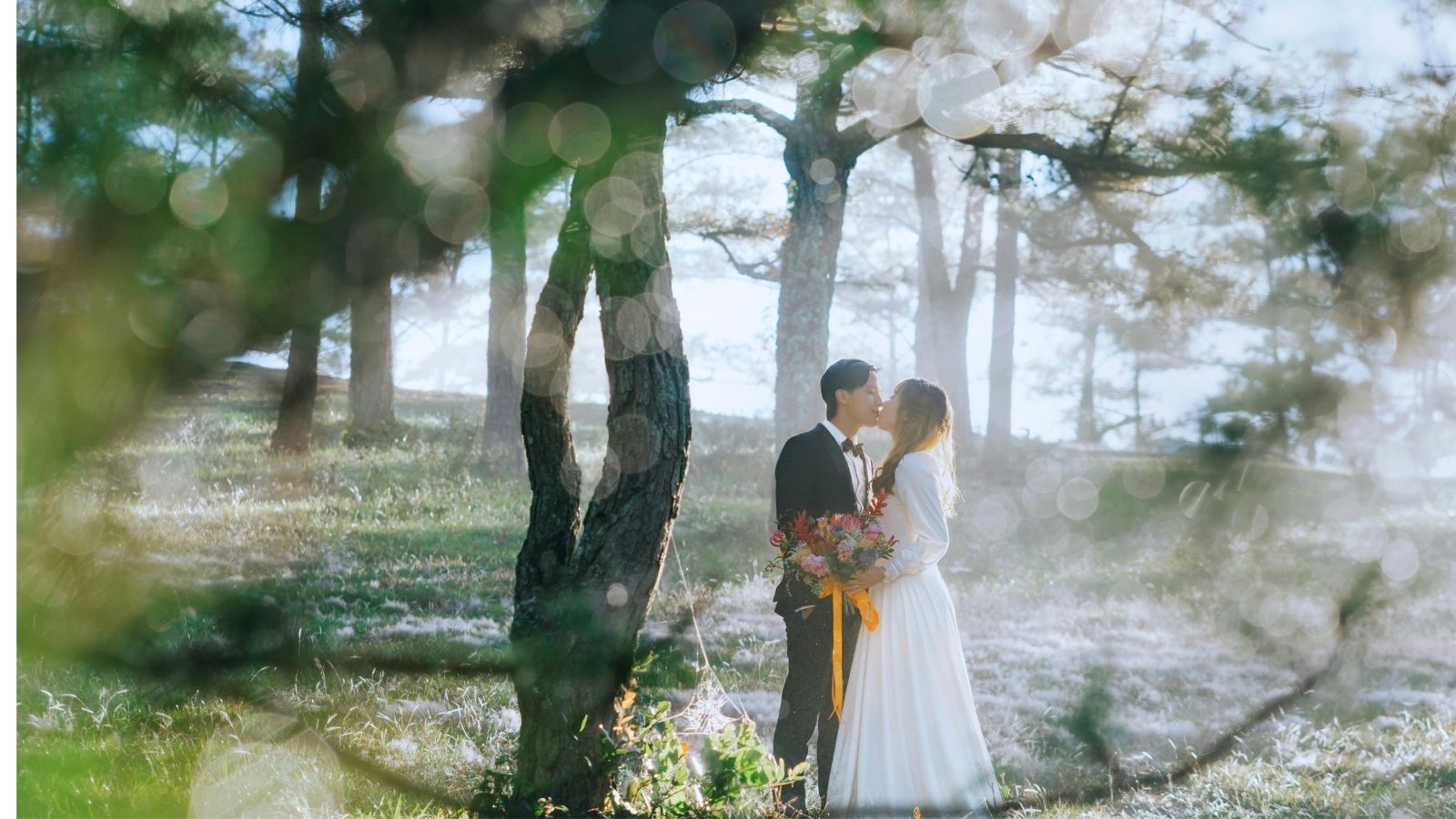 wedding in the woods