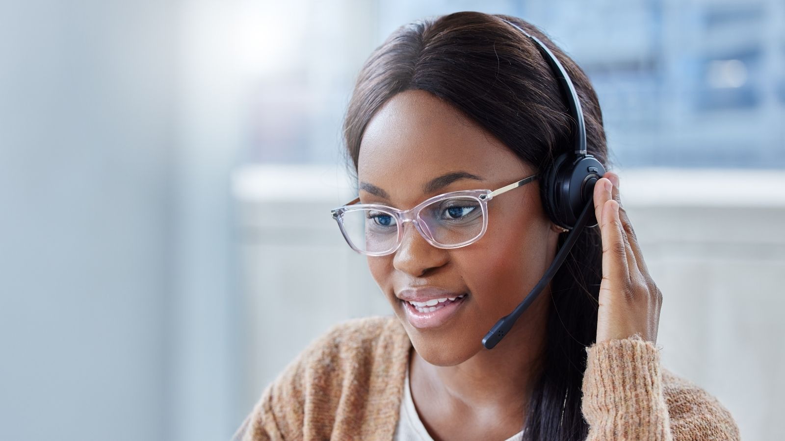 female customer service rep