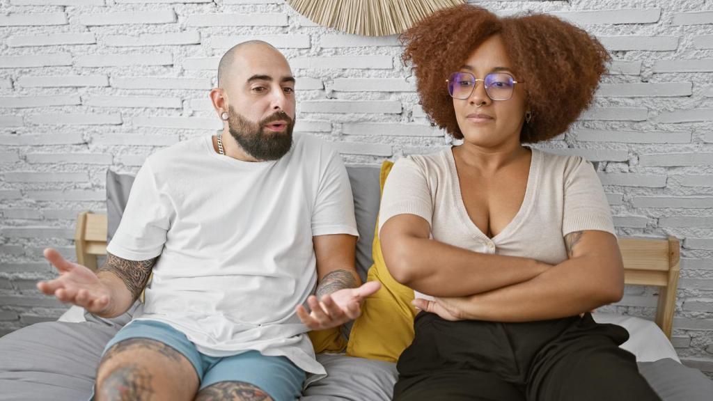 couple having a talk