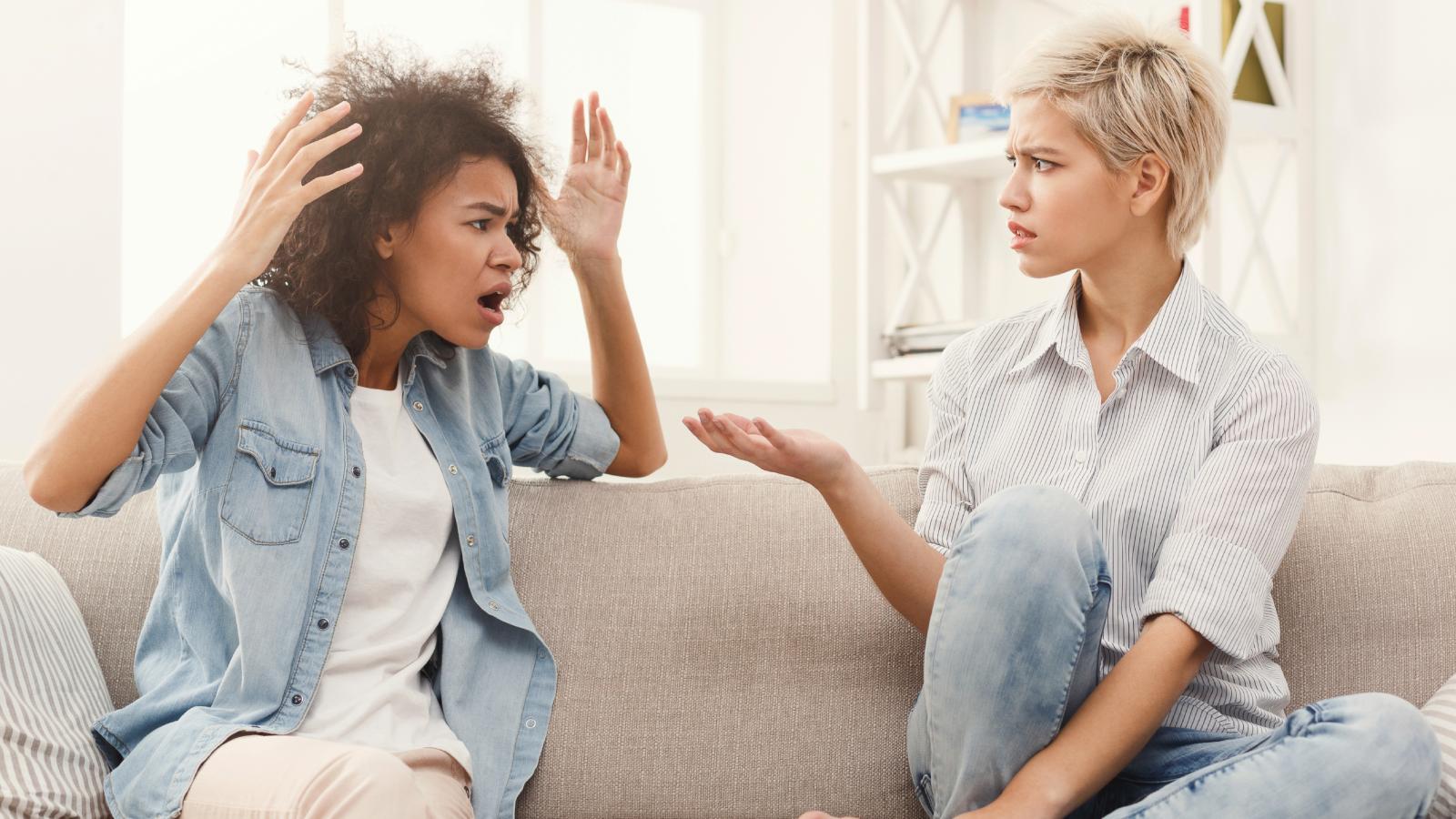 She Feels Like Her Friend Has Been Using Her for Too Long — and Shes Finally Done Putting Up With It two women having an argument