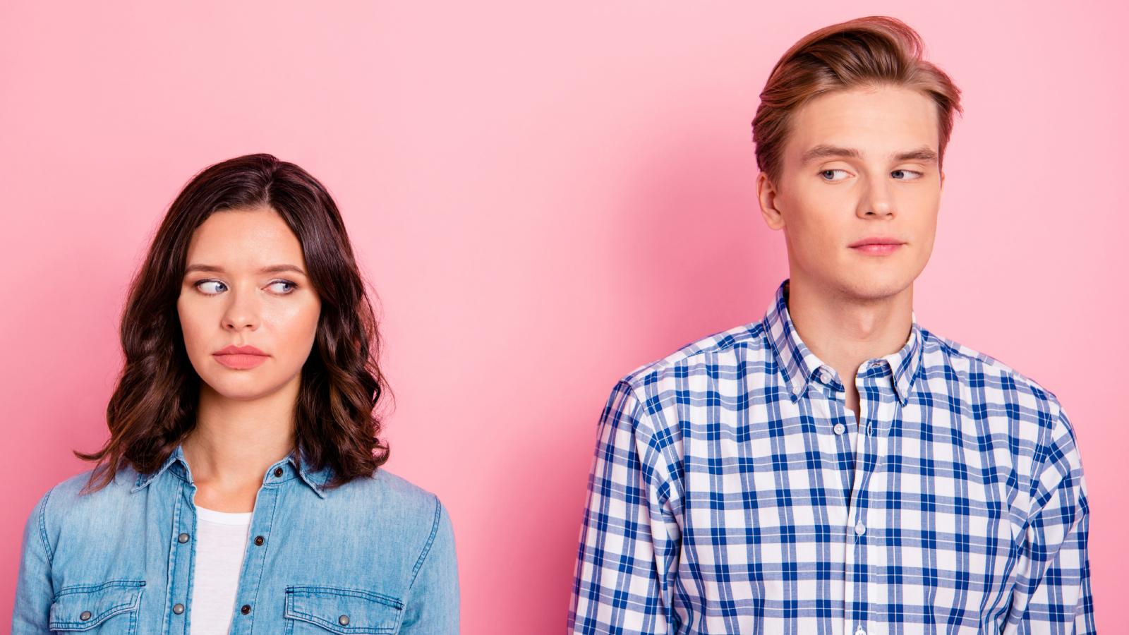Her Brother Complained About Everything—So She Finally Said What Everyone Was Thinking two teens staring at each other