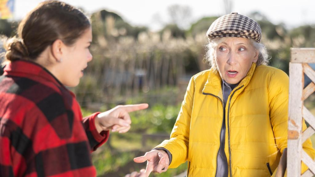 two women having a conversation