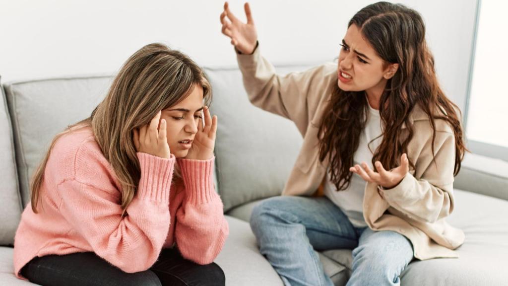 two women having an argument