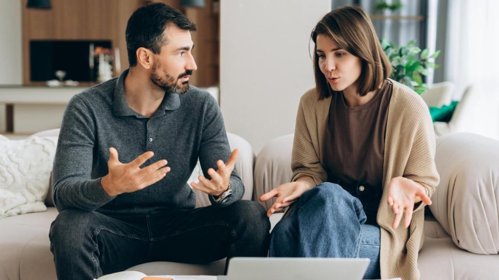 couple having a talk