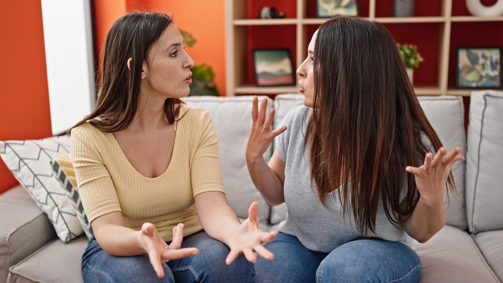 two women having an argument