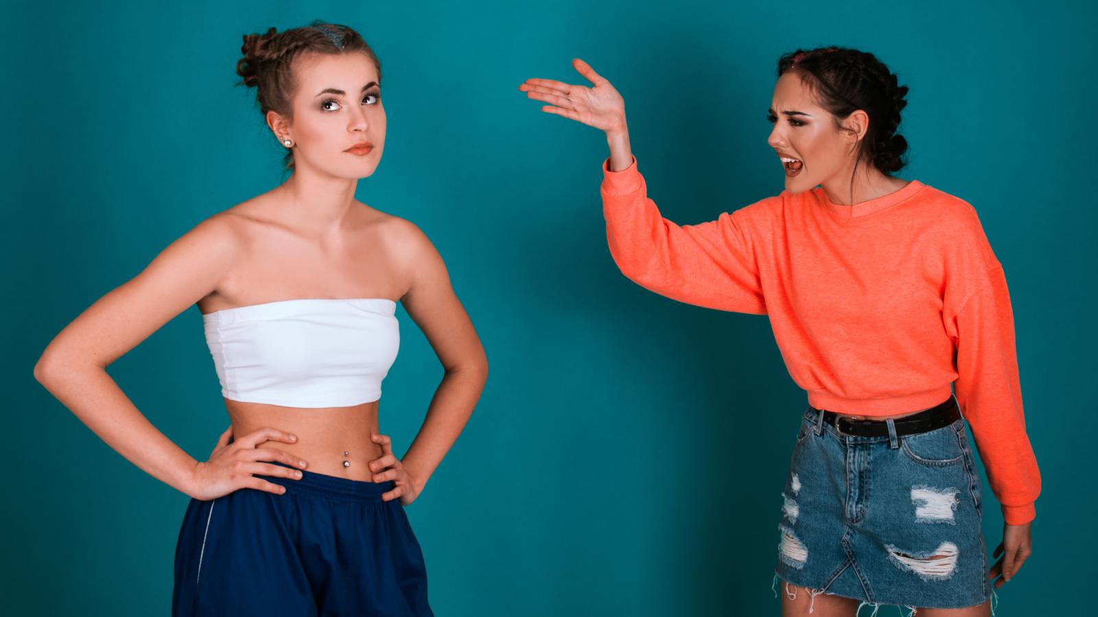 A Woman’s New Roommate Moved Her Boyfriend In—Now She’s Counting Down the Days Until Her Lease Ends two women having an argument