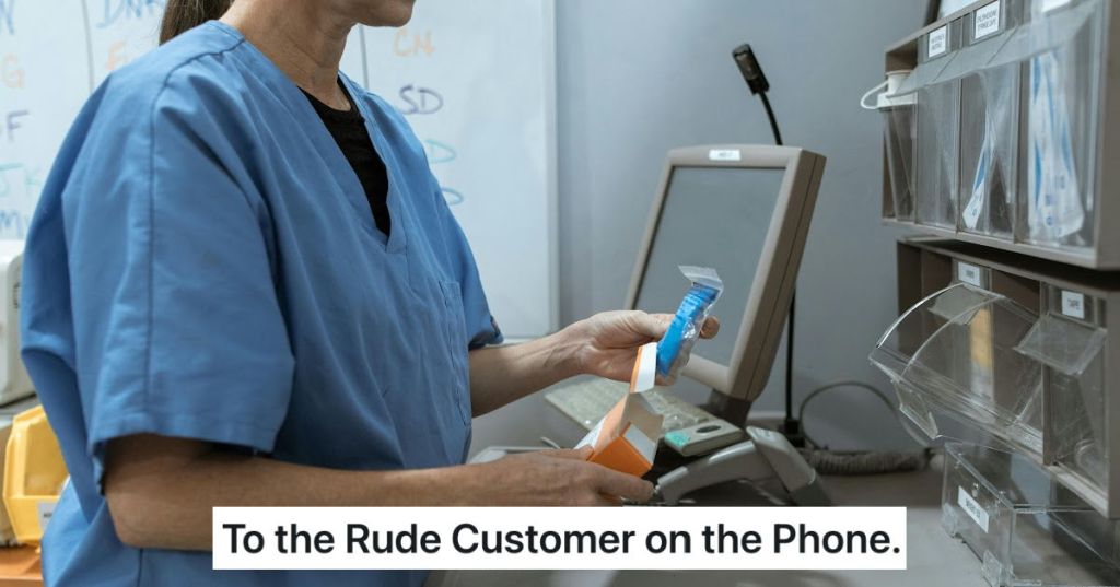 pharmacist working