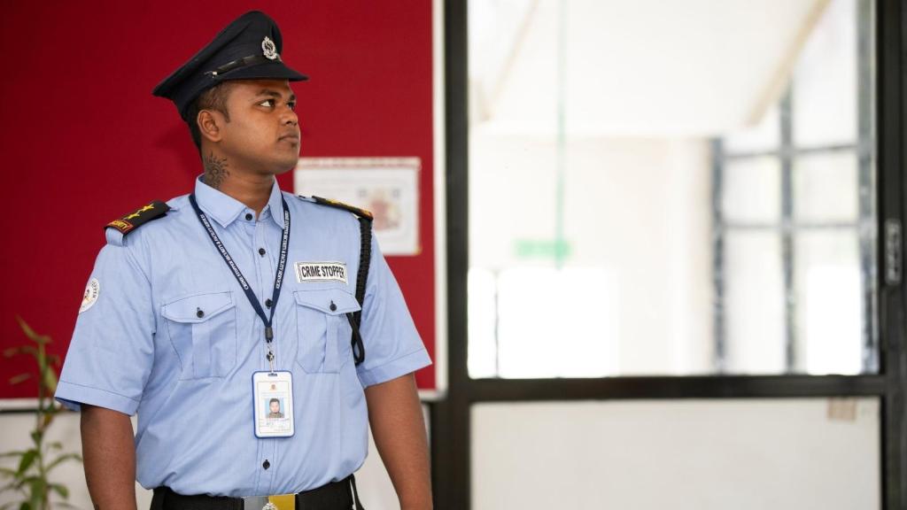 security guard working a shift