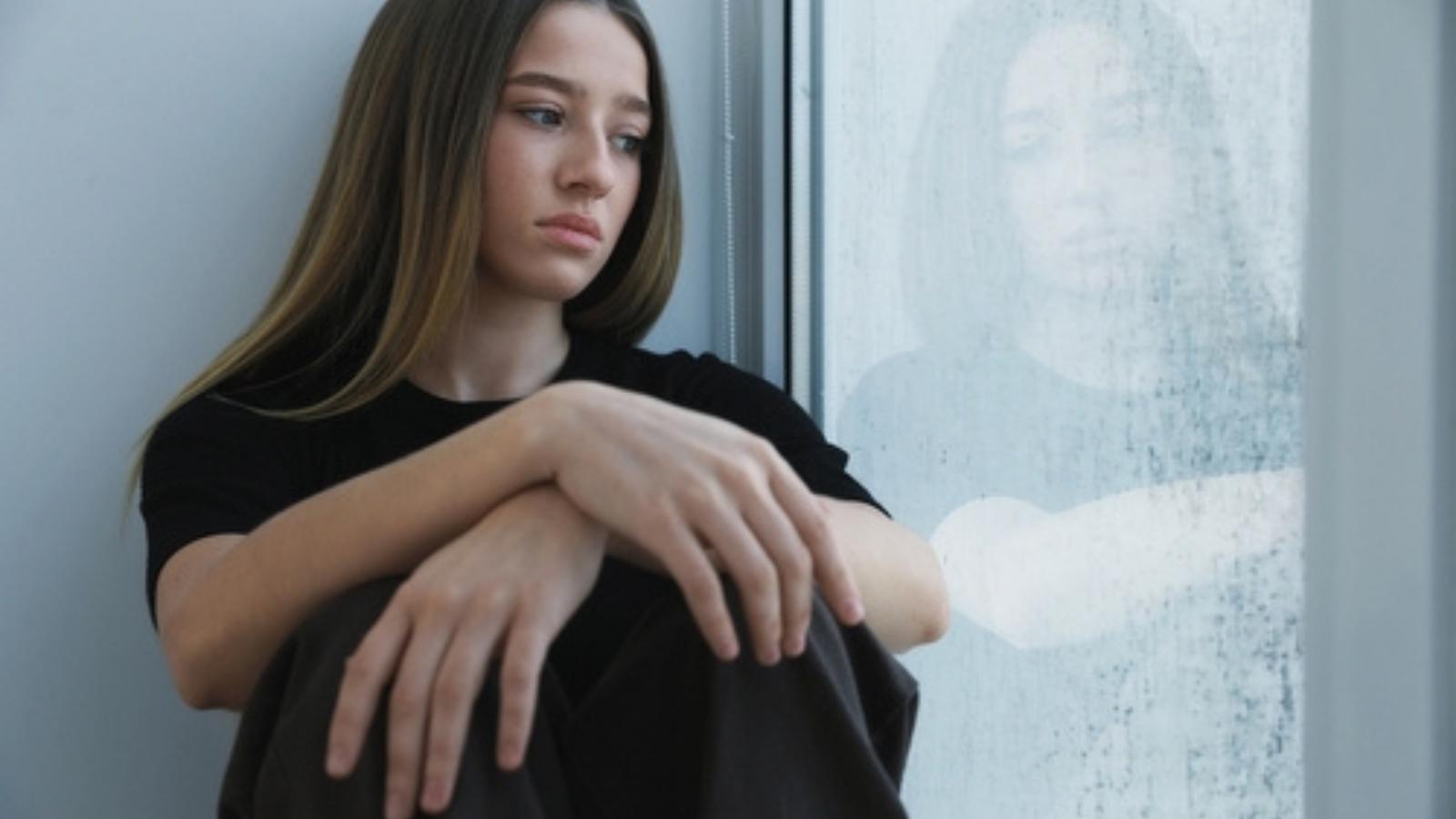 Depressed teen