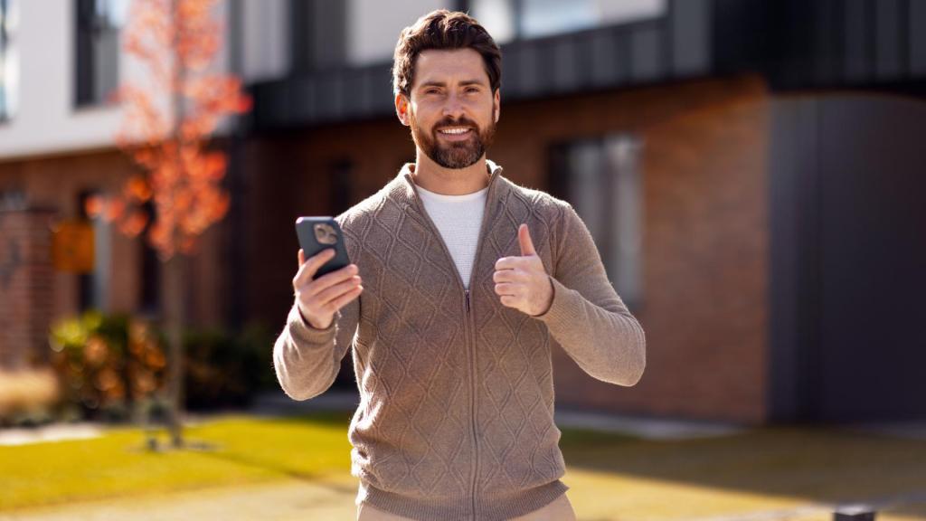 man giving thumbs up
