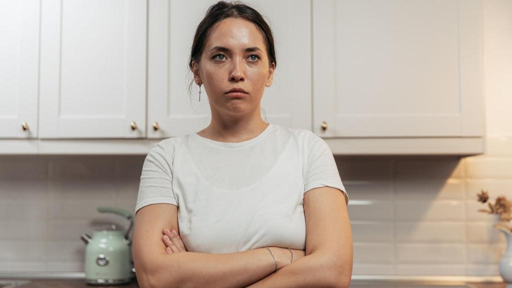 upset woman crossing her arms
