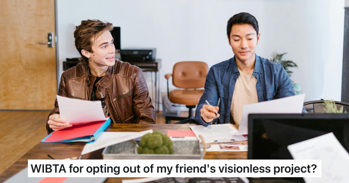 two men working on business together