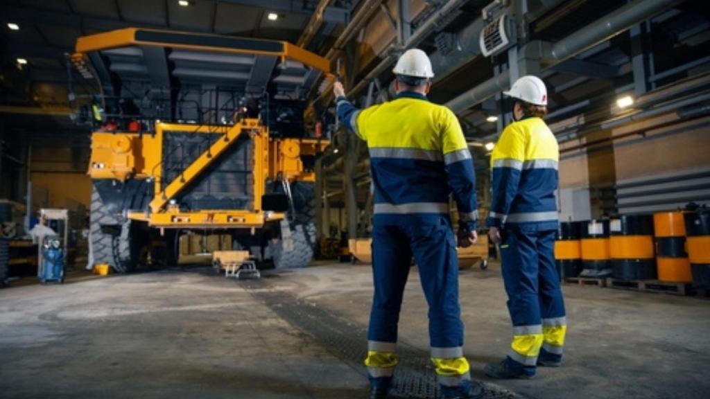 Mining workers