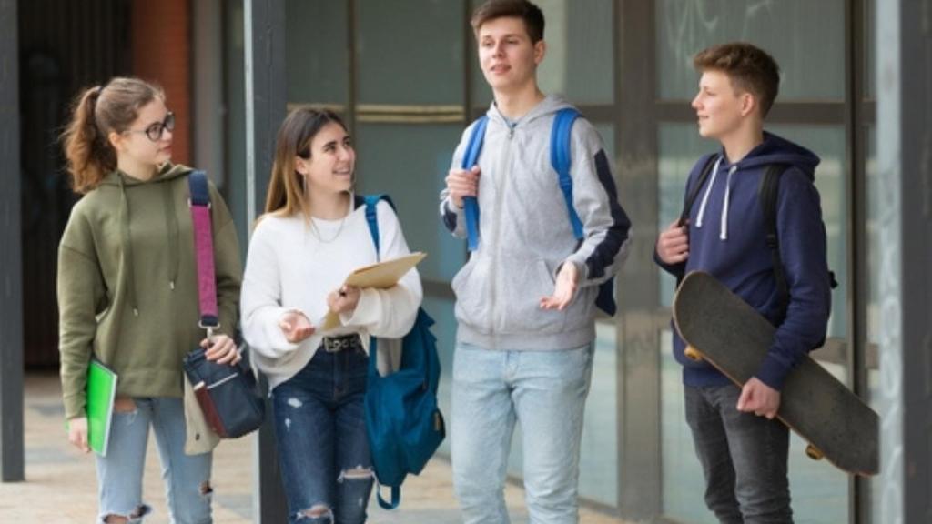 Kids at school