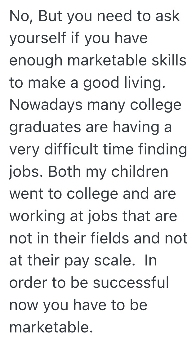 She Chose a Job and Savings Over College—But Now She’s Being Warned She Could Regret It Screenshot 2026 08 09 at 1.19.25 PM She Chose a Job and Savings Over College—But Now She’s Being Warned She Could Regret It