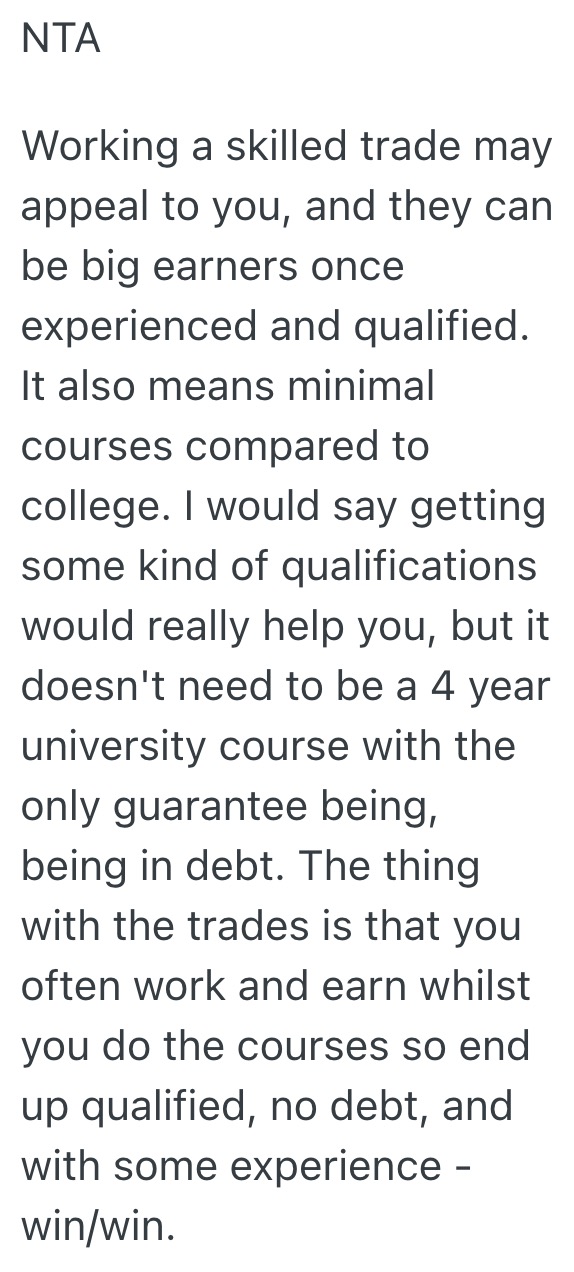 She Chose a Job and Savings Over College—But Now She’s Being Warned She Could Regret It Screenshot 2026 08 09 at 1.21.32 PM She Chose a Job and Savings Over College—But Now She’s Being Warned She Could Regret It